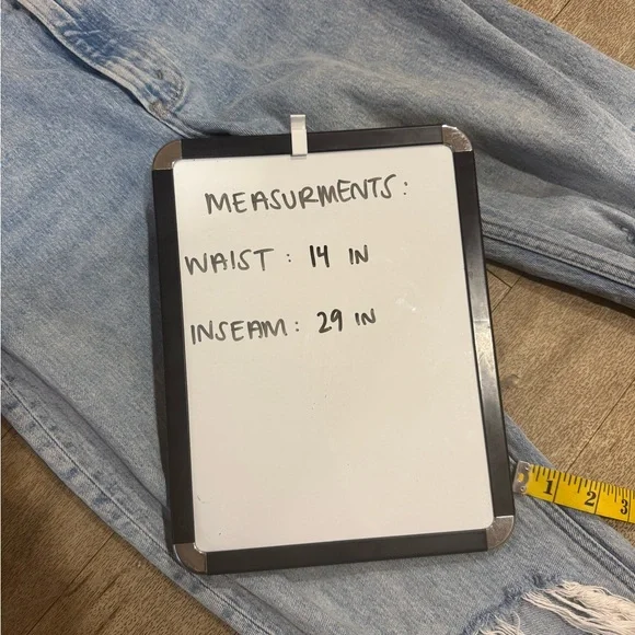 Abercrombie & Finch 90s Straight Ultra High Rise Distressed Jeans Size 27/4 R - Picture 4 of 5